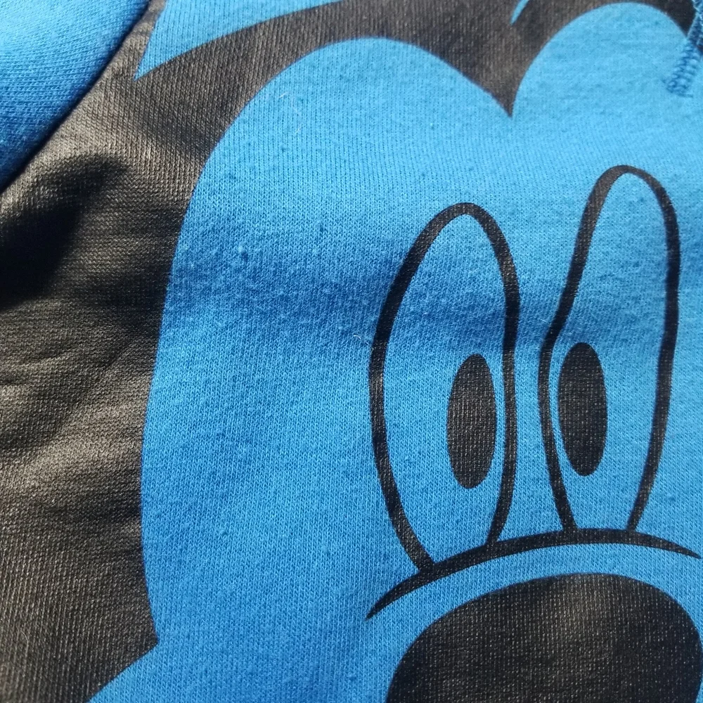 DISNEY SPOTTED ZEBRA KIDS MICKEY MOUSE BLUE AND BLACK SIZE 2T